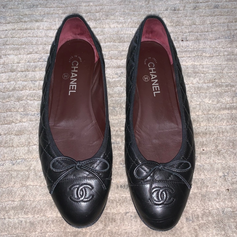 Chanel Black Leather